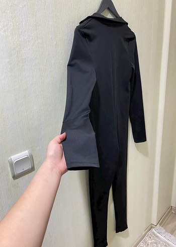 fermuarlı tayt tulum - Görsel 3