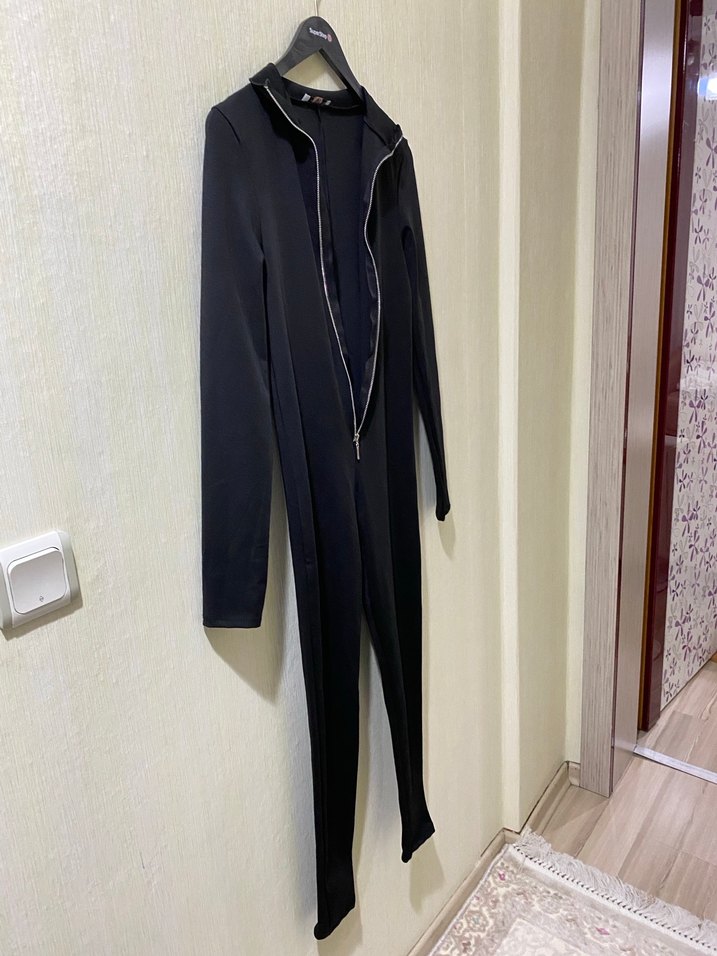 fermuarlı tayt tulum - Görsel 5