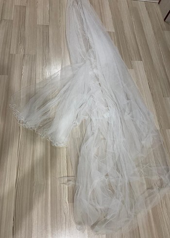 V Yaka Bohem A Kesim Beyaz Gelinlik - Görsel 8