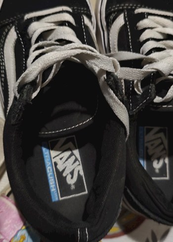 Vans Kadın Siyah Beyaz Spor Ayakkabı