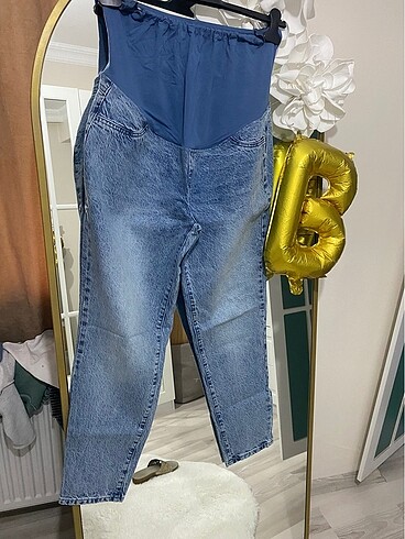 40 Beden Hamile kot pantolonu