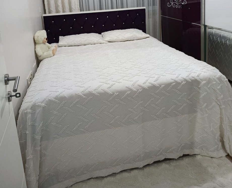 180-200 örtüsü +2 yastık kılıfı fiyatıdır..PERDE HARİÇ FİYATIDIR - Görsel 4