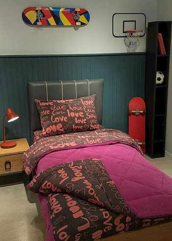 1450 tl  Tek kişilik Welsoft uyku seti 4 parça - Görsel 3