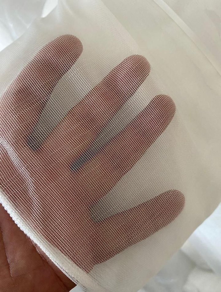 Modern Beyaz Düz Tül Perde - Görsel 2