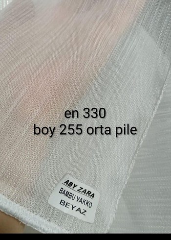 Vakko Bambu Tül Perde - Görsel 3