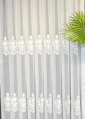 yepyeni desen nakışlı tül - Görsel 11