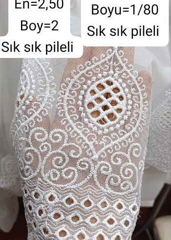 Beyaz Düz Tül Perde - Görsel 2