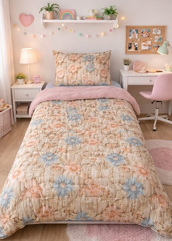 5D pamuklu tek kişilik yorgan seti 1550 tl - Görsel 6