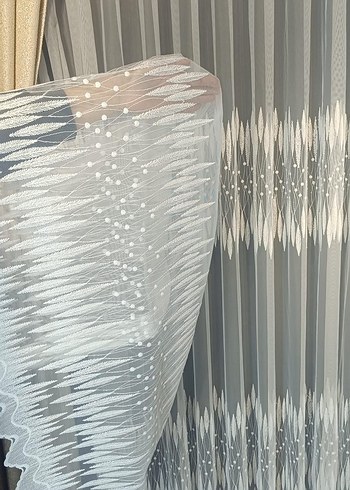 Bohem Nakışlı Tül Perde - Görsel 2