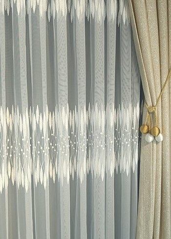 Bohem Nakışlı Tül Perde - Görsel 8