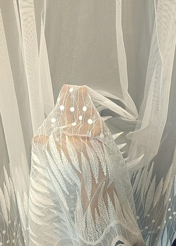 Bohem Nakışlı Tül Perde - Görsel 3