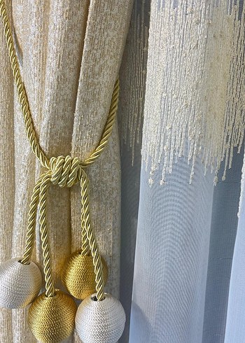 Yepyeni desen gold damla brode - Görsel 5