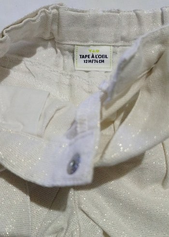 Kemer Detaylı Kız Çocuk Keten Şort - Görsel 6