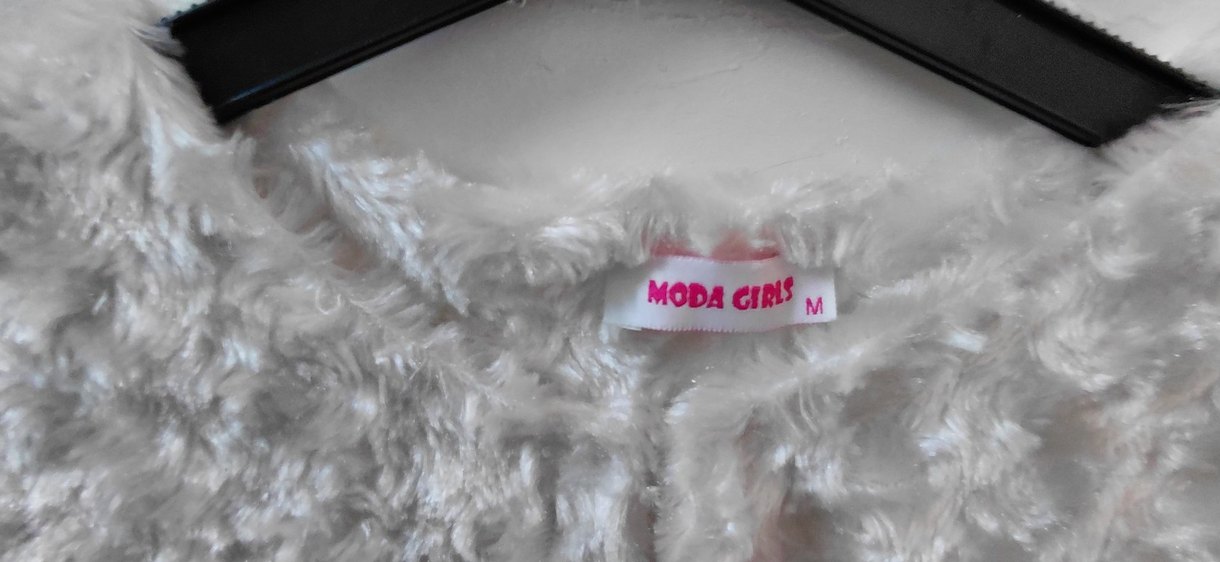 Kız Çocuk Beyaz Kürk Detaylı Bolero - Görsel 3