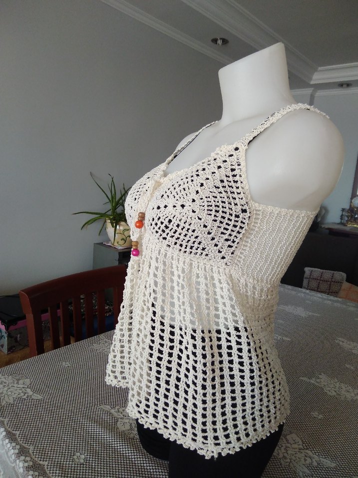 Dantel Detaylı Bohem Hamile Mini Tunik - Görsel 3