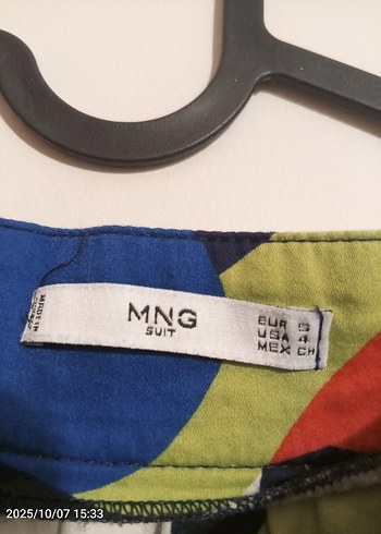 Renkli Baskılı Kumaş etek ve üstü - Ana görsel