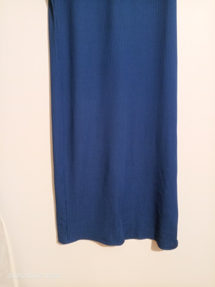 Kadın Lacivert Kolsuz elbise - Görsel 2