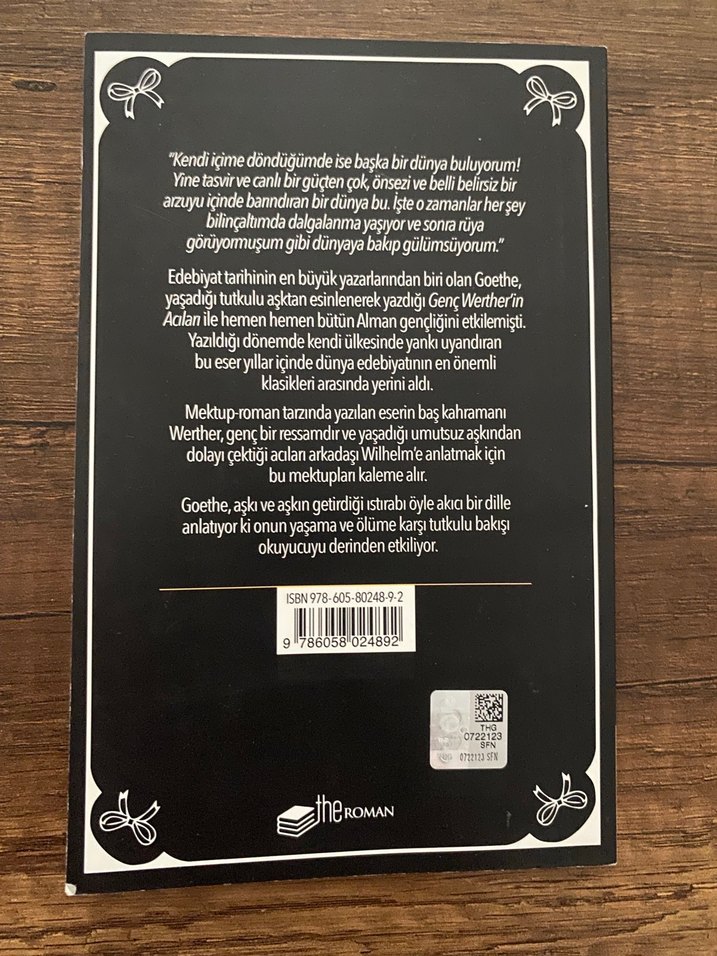 Genç Werther'in Acıları - Johann Wolfgang von Goethe - Görsel 2