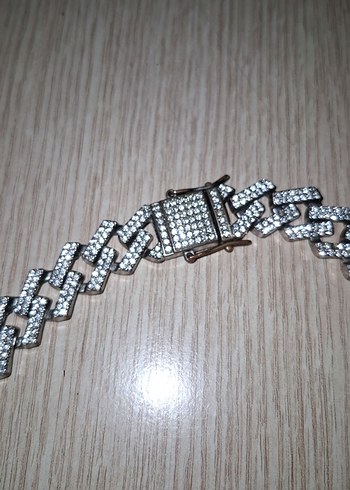 Parlak Gri Minimalist chain - Görsel 3