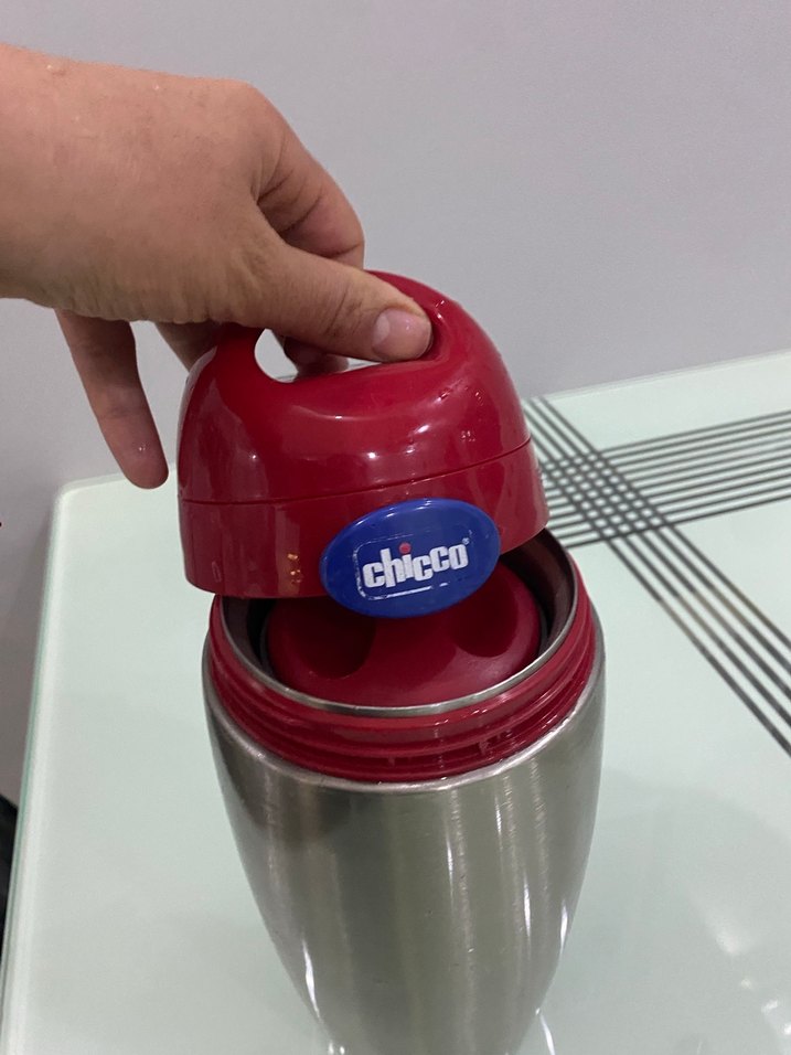 Chicco Kırmızı Gri Çocuk Termosu - Görsel 3