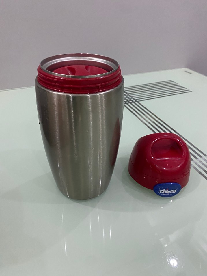 Chicco Kırmızı Gri Çocuk Termosu - Görsel 4