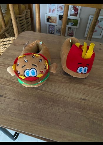 Çocuk Renkli Kabarık Pufidik Sıcak Ev Terliği - Görsel 5