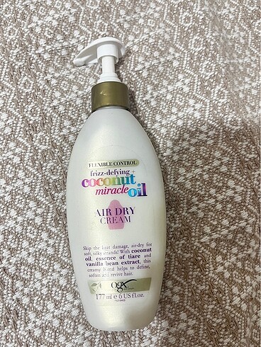 Ogx coconut oil air dry cream
