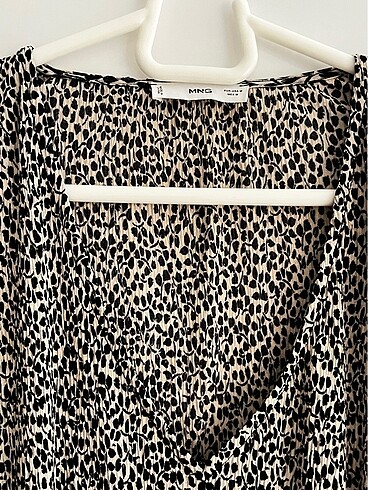 m Beden Mango bluz leopar