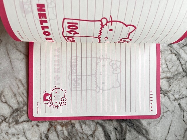  Beden Miniso defter hello kitty