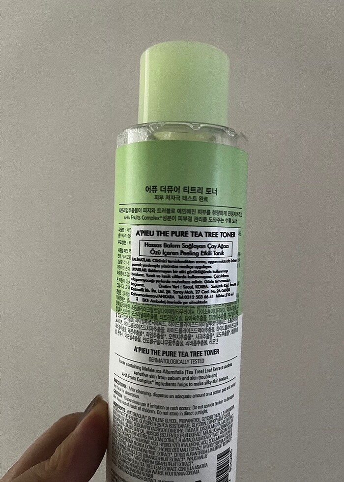 Missha tea tree toner (çay ağacı tonik) - Görsel 3