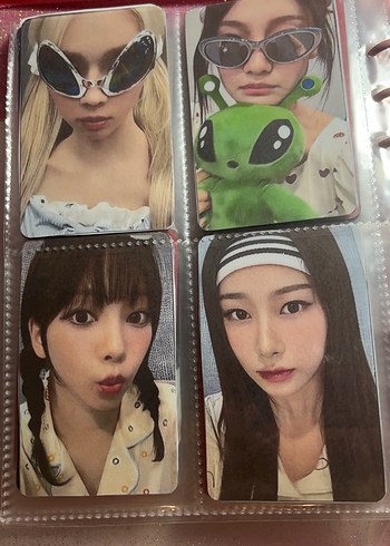 Aespa armageddon albüm fanmade photocard