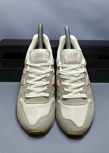 36,5 Beden New Balance 500 Kadın Beyaz Sneaker