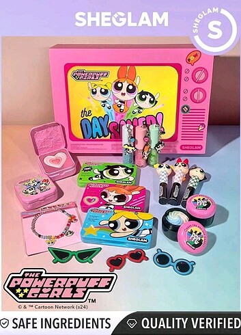 Sheglam powerpuff girls Set