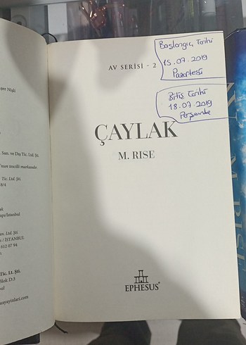 Beden Renk M. L. RISE'in 4 Kitaplık Roman Seti