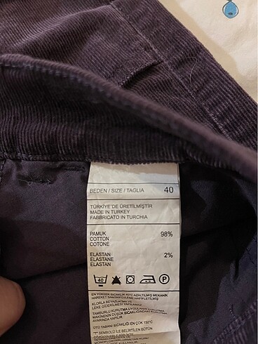 l Beden Benetton kadife vintage mini şort