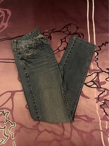 Mango y2k düşük bel vintage jean
