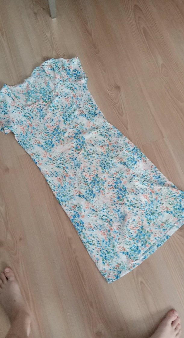 Pastel Renkli dar elbise - Görsel 2