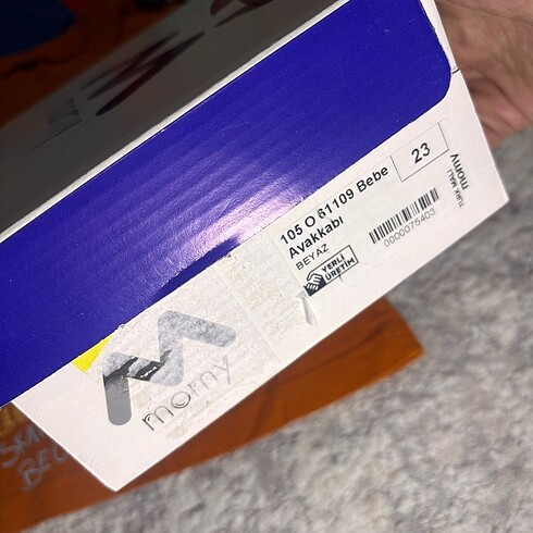 23 Beden beyaz Renk çocuk ayakkabı