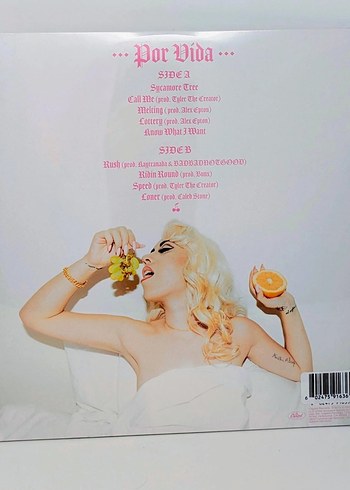 kali uchis por vida 10. yıl ozel renkli plak - Görsel 2