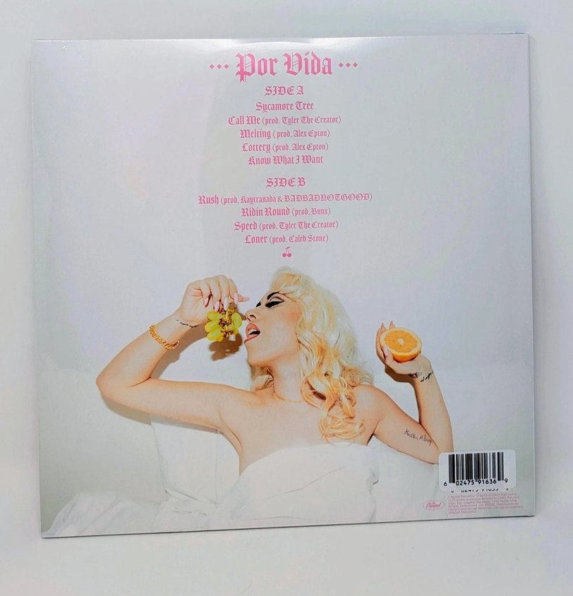 kali uchis por vida 10. yıl ozel renkli plak - Görsel 2