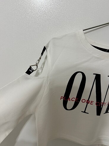 Beyaz Sweatshirt - Görsel 2