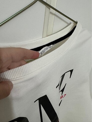 Beyaz Sweatshirt - Görsel 3