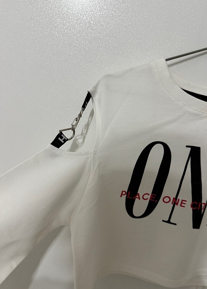 Beyaz Sweatshirt - Görsel 2