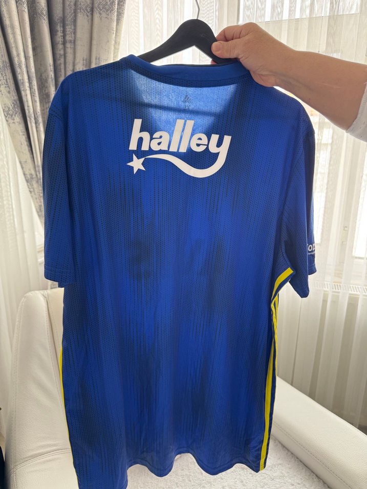 Lacivert Adidas V Yaka Erkek Fenerbahçe Forma - Görsel 4