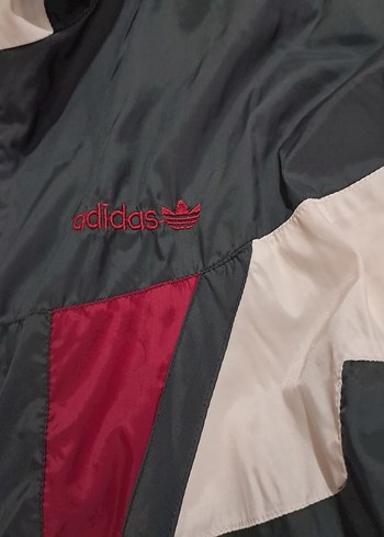 Adidas Gri Kırmızı Spor Erkek Rüzgarlık - Görsel 2