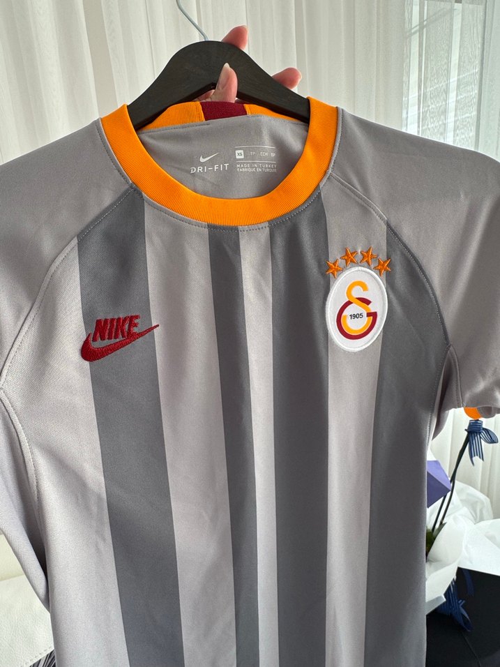 Galatasaray Gri Kısa Kollu Kadın Forma - Görsel 2