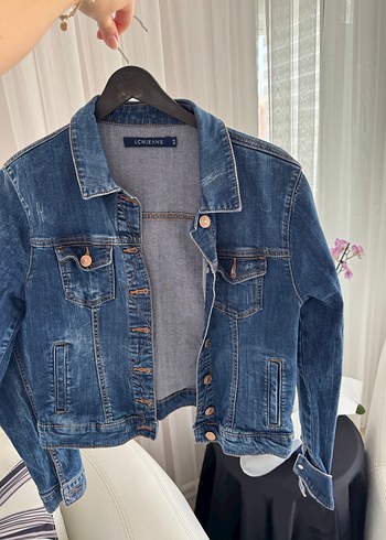 Kadın Lacivert Denim Ceket - Görsel 2