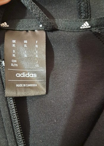 Adidas Siyah Fermuarlı Erkek Ceket - Görsel 2