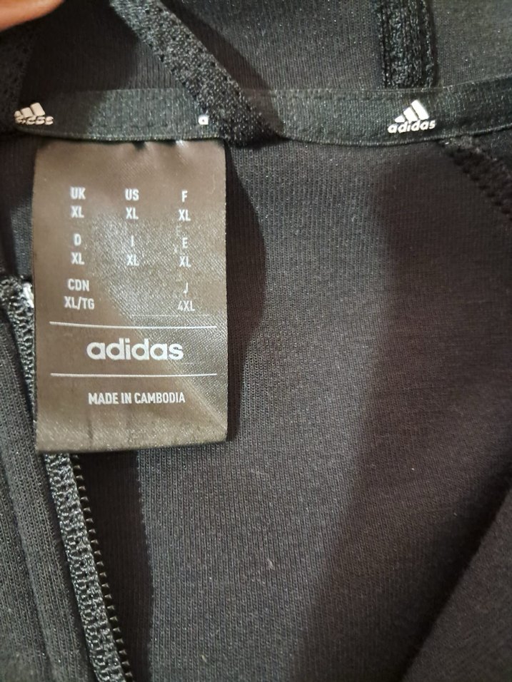 Adidas Siyah Fermuarlı Erkek Ceket - Görsel 2