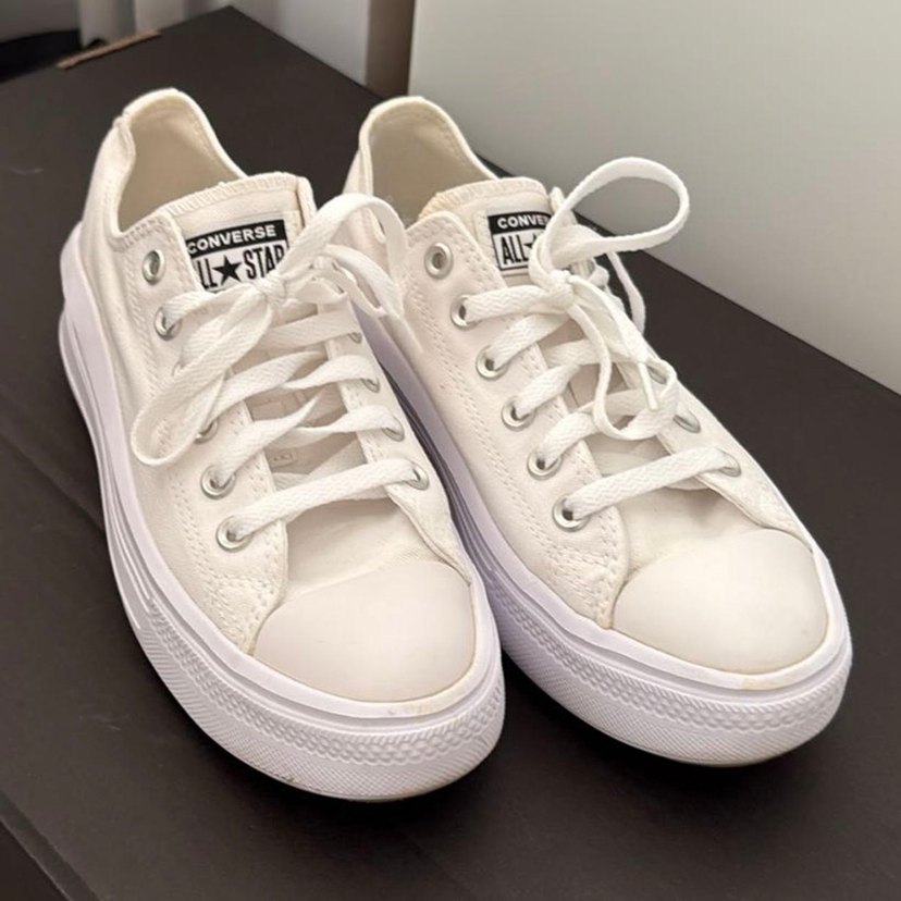 Converse Beyaz Platform Kadın Spor Ayakkabı - Görsel 2